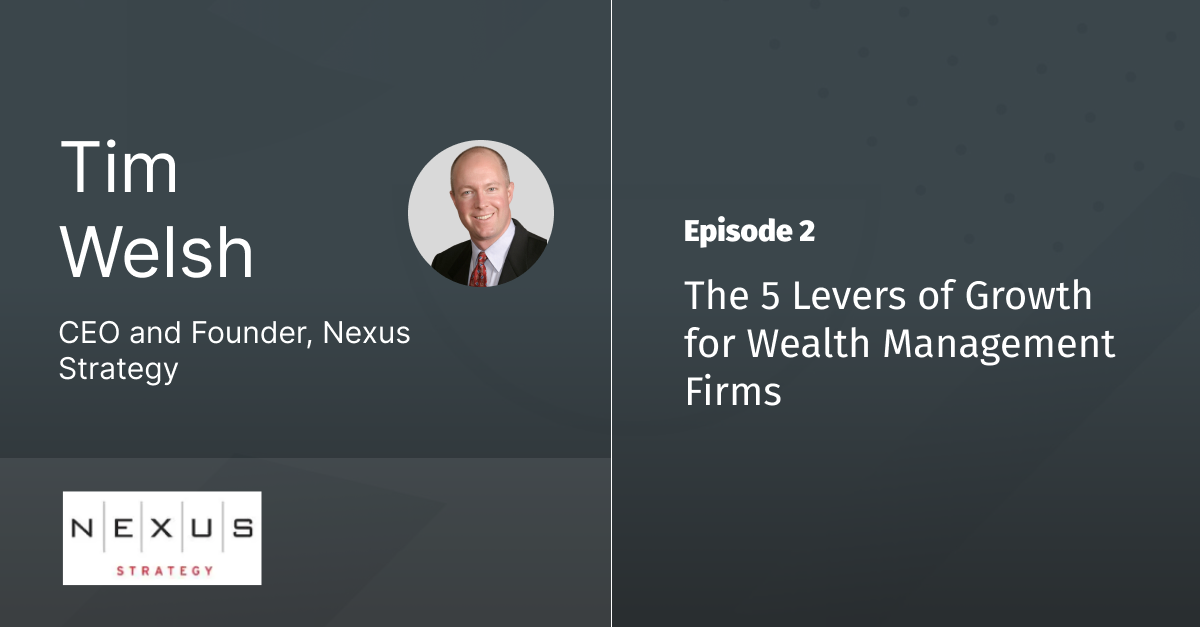 Ep 2 - 5 Levers of Growth with Tim Welsh